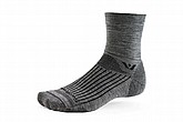 Swiftwick Pursuit Quarter Crew High Merino Wool Sock