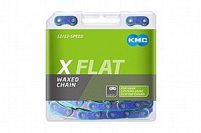 KMC X-Flat Flat-Top Pre-Waxed Road Chain