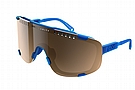 POC Devour Sunglasses Opal Blue Translucent-Brown/Silver Mirror