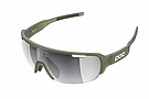 POC DO Half Blade Sunglasses Epidote Green Translucent-Violet/Silver Mirror
