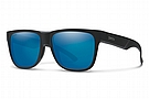 Smith Lowdown 2 Sunglasses Matte Black - ChromaPop Polarized Blue Mirror Lens