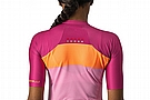 Castelli Womens Aero Pro Jersey  Pink/Coral Flash-Magenta