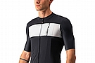 Castelli Mens Prologo 7 Jersey Light Black/Silver Gray-Ivory