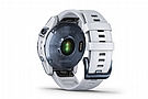 Garmin Fenix 7 Sapphire Solar Titanium GPS Watch Mineral Blue Titanium/Whitestone Band