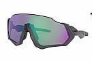 Oakley Flight Jacket Sunglasses Matte Steel - PRIZM Road Jade