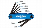 Park Tool FWS-2 Folding Hex and Torx Combo Set 