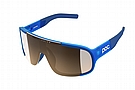POC Aspire Sunglasses Opal Blue Translucent-Brown/Silver Mirror Lens
