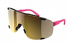 POC Devour Sunglasses Fluor. Pink/Black Translucent-Violet/Gold Mirror