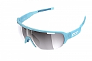 POC DO Half Blade Sunglasses Basalt Blue - Violet/Silver Mirror