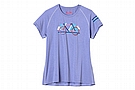 Terry Womens Tech Tee Flow Iris/Block