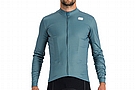 Sportful Mens Checkmate Thermal Jersey Berry Blue Beetle Cedar