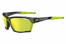 Tifosi Kilo Sunglasses Crystal Smoke - Clarion Yellow/AC Red/Clear Lenses
