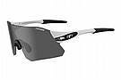 Tifosi Rail Sunglasses White/Black - Smoke Lenses