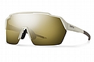 Smith Shift Split MAG Sunglasses Matte Bone - ChromaPop Black Gold Mirror Lenses