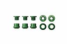 Wolf Tooth Components Set of 5 Alloy Chainring Bolts for 1x Drivetrains Green