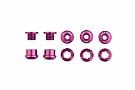 Wolf Tooth Components Set of 5 Alloy Chainring Bolts for 1x Drivetrains Purple