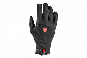 NEW Castelli SPETTACOLO RoS "Rain or Shine" Long Finger Cycling Gloves BLACK/RED 
