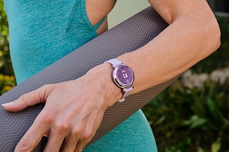 Garmin Lily 2 Smartwatch-Metallic Lilac with Lilac Silicone Band
