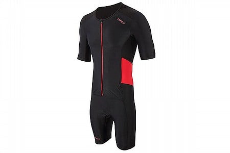 ZONE3 Mens Activate Short Sleeve Full Zip Trisuit