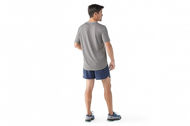 Smartwool Mens Active Mesh Short Sleeve  Light Gray Heather