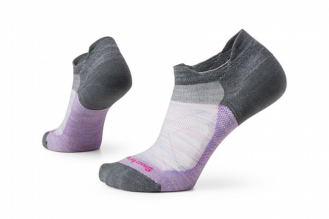 Smartwool Womens Cycle Zero Cushion Low Ankle Socks Purple Eclipse