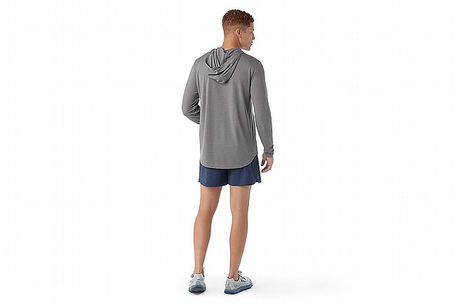 Smartwool Mens Active Mesh Hoodie Light Gray Heather