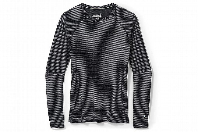 Smartwool Womens Merino 250 Base Layer Pattern Crew Black Dot