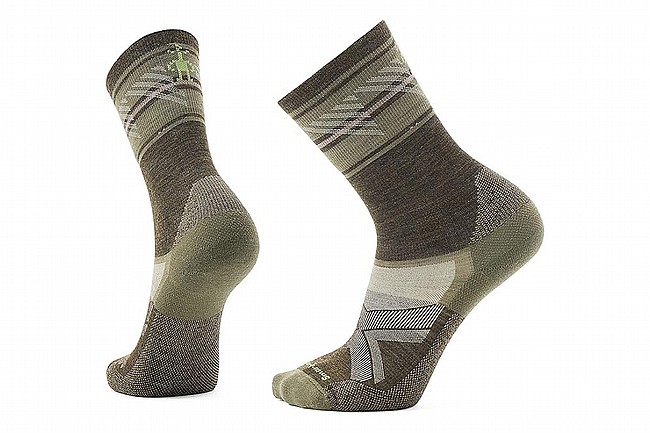 Smartwool Bike Targeted Cushion Cold Weather Crew Socks Military Olive