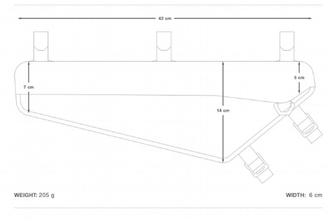 Apidura Racing Frame Pack 4L