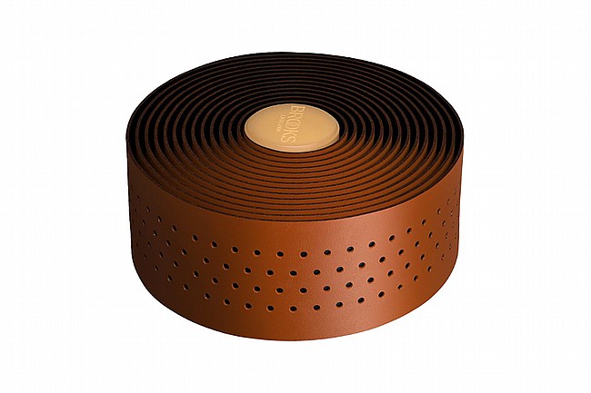 Brooks Perforated Leather Handlebar Tape 2mm Honey