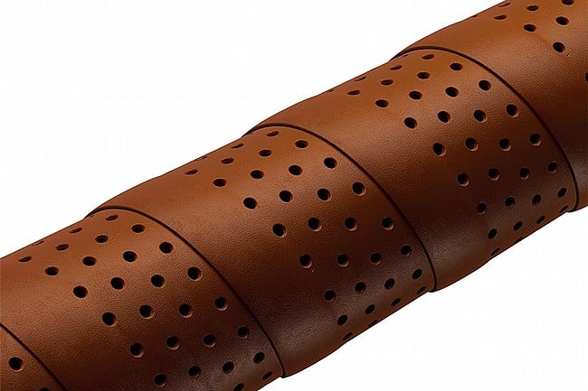 Brooks Perforated Leather Handlebar Tape 2mm Antique Brown