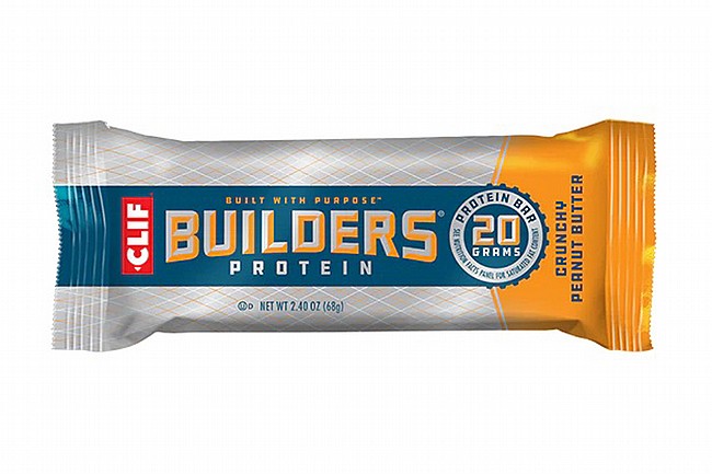 Clif Builders Protein Bars (Box of 12) Crunchy Peanut Butter 