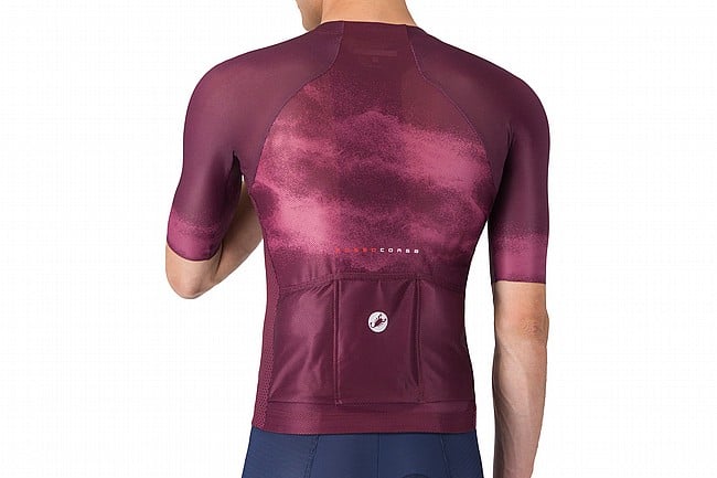 Castelli Mens Climbers A/C Jersey Deep Bordeaux/White
