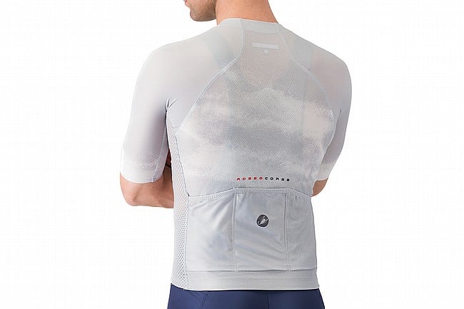 Castelli Mens Climbers A/C Jersey Silver Grey/Smokey Grey