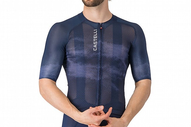 Castelli Mens Climbers A/C Jersey Belgian Blue/Winter Sky