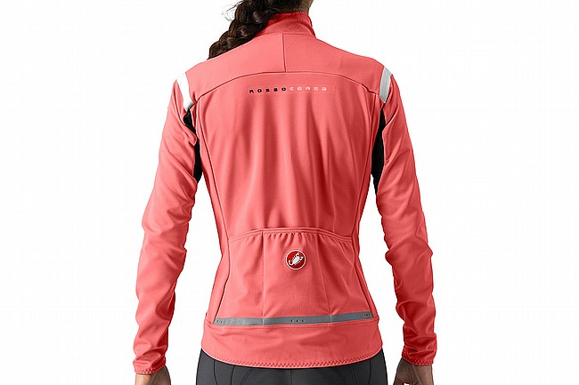 Castelli Womens Perfetto RoS 2 Jacket Mineral Red/Silver Reflex