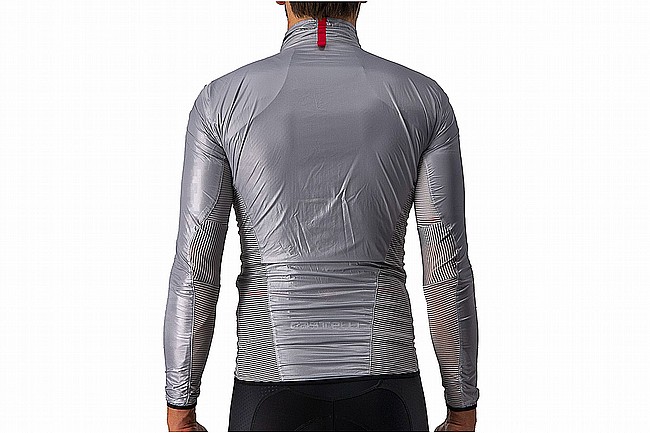 Castelli Mens Aria Shell Jacket Silver Gray