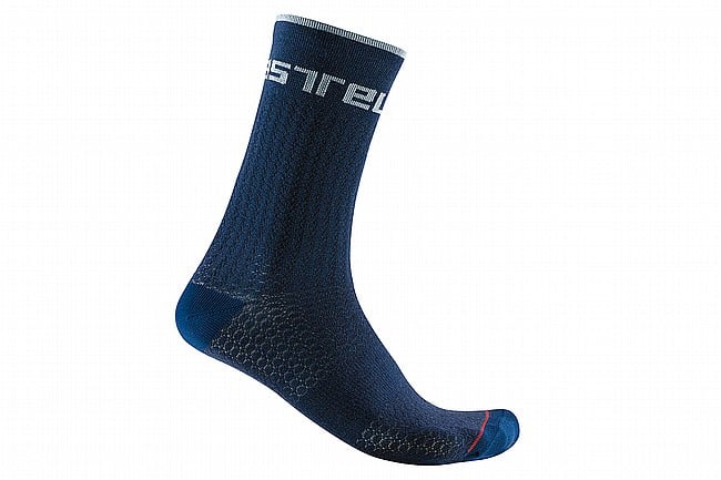 Castelli Mens Distanza 20 Sock Belgian Blue