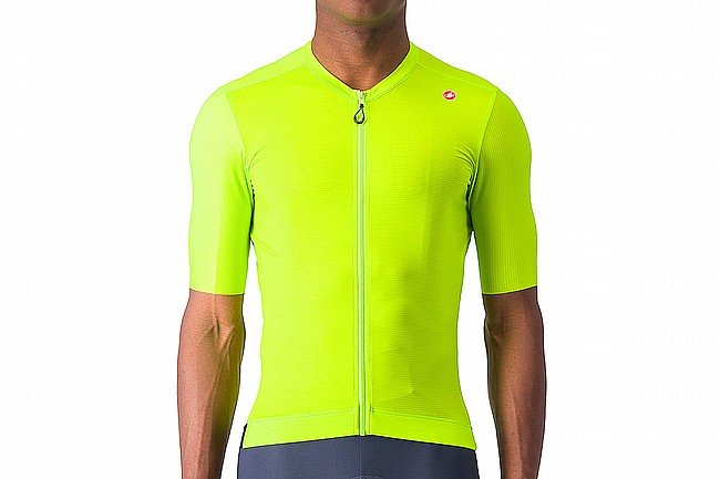 Castelli Mens Espresso Jersey Electric Lime/Deep Green