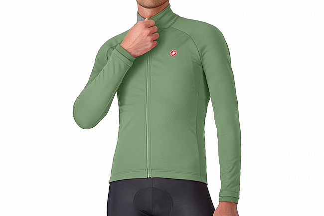 Castelli Mens Competizione Jacket Green Pepper