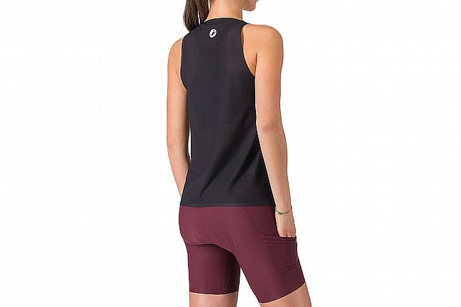 Castelli Womens Comfort Travel Short Deep Bordeaux