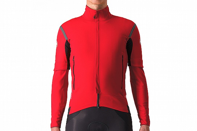 Castelli Mens Perfetto RoS 2 Convertible Jacket Rich Red/Black Reflex