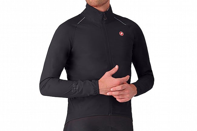 Castelli Mens Emergency 3 Rain Jacket Light Black