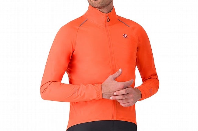 Castelli Mens Emergency 3 Rain Jacket Brilliant Orange