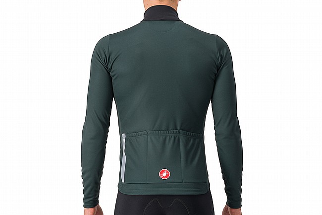 Castelli Mens Entrata Thermal Jersey Rover Green/Black