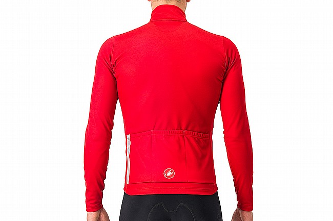 Castelli Mens Entrata Thermal Jersey Rich Red/Black