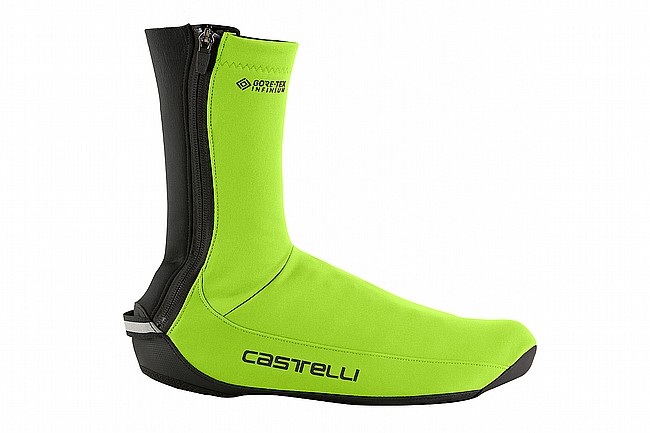 Castelli Mens Espresso Shoecover Electric Lime