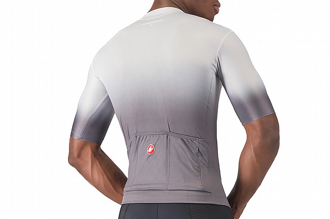 Castelli Mens UPF Jersey Silver Grey