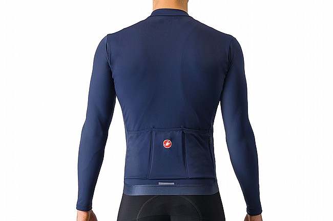 Castelli Mens Espresso Thermal Jersey Belgian Blue