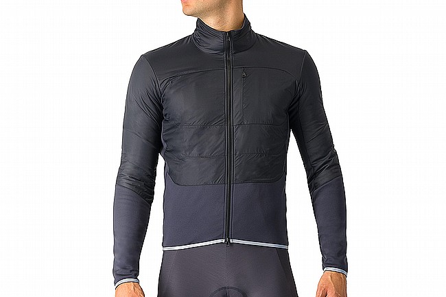 Castelli Mens Ulimited Jacket Light Black/Dark Grey